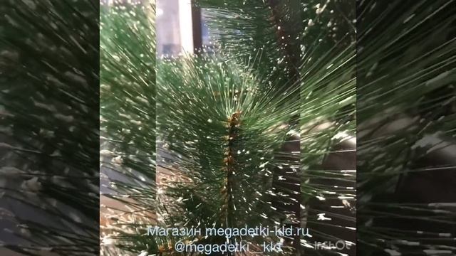 Как распушить искусственную сосну, обзор смотреть онлайн