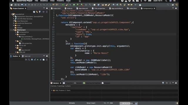 SAPUI5 [video 04] Component & manifest.json смотреть онлайн