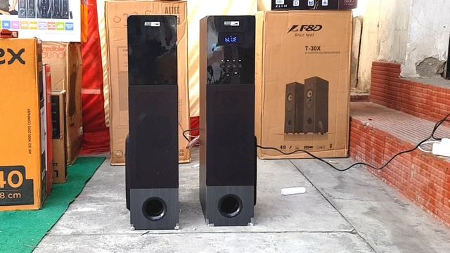 ALTEC LANSING STATUS AL-4005 TOWER SPEAKER || OUTDOOR SOUND/BASS TEST || 14000watts (IN HINDI) смотреть онлайн