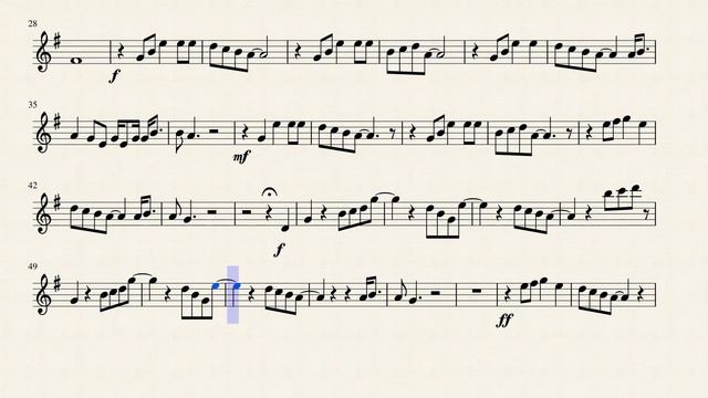 21 Guns - Clarinet Bb смотреть онлайн