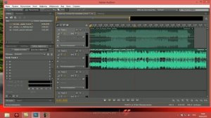 Как свести две дорожки в Adobe Audition CS5.5