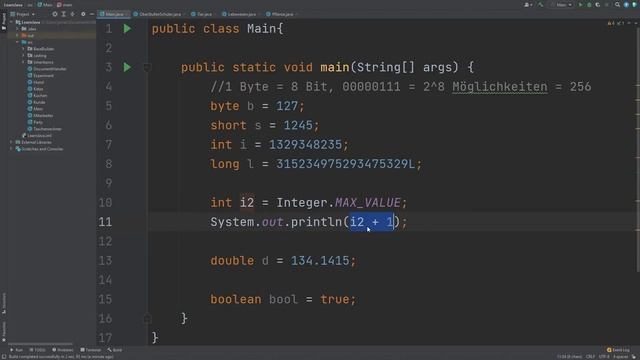 Alle DATENTYPEN in Java Tutorial (char, long, float, ...) - Java Programmieren Lernen - 27 смотреть онлайн