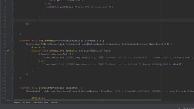 Verify User With OTP | Store Data in Firestore Database | Android Studio | Part 3/4 смотреть онлайн