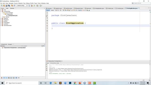 Java Bangla Tutorial - 04 - First Java Application (code) смотреть онлайн