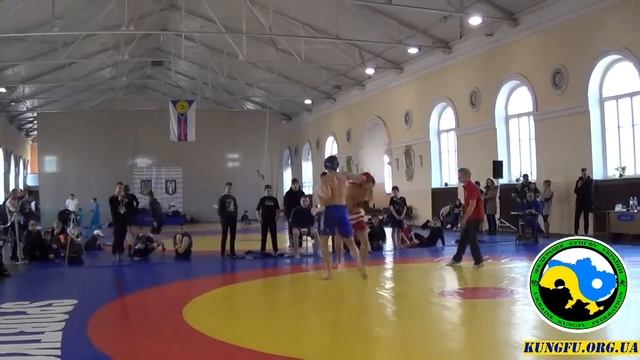Бой 4 раунд 2 Саньда. Чемпионат Украины по КУНГФУ 26-27.03.2016 смотреть онлайн