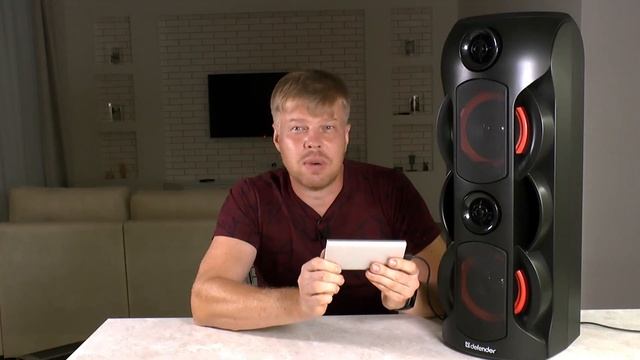 Cамая мощная bluetooth колонка в линейке. Defender G78. Аналог SVEN 720 смотреть онлайн