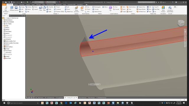 Surface Modeling in Inventor | Autodesk Virtual Academy смотреть онлайн
