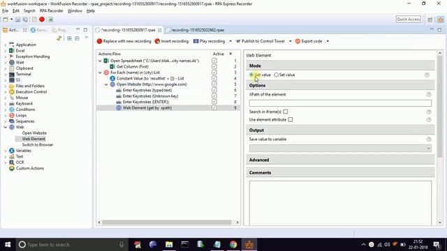 Lesson 10 Workfusion Excel automation Set range, List and Table variables смотреть онлайн