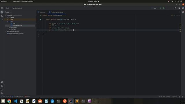 Two D Array Sum JAVA program. #array #2darray смотреть онлайн