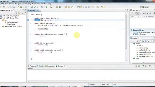 Learn Java Tutorial for Beginners, Part 27 Encapsulation and the API Docs смотреть онлайн