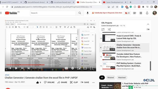 (01) How to Generate PDF in Laravel with DOMPDF | Generate Pdf in Laravel смотреть онлайн