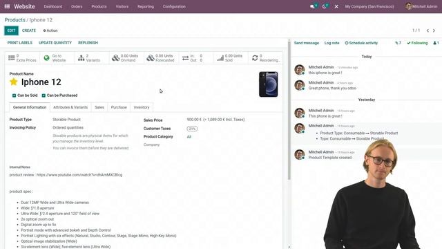 Build an ecommerce website with Odoo смотреть онлайн