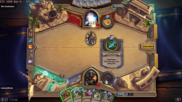 ? NVIDIA GeForce GTX 1650 Max-Q - HEARTHSTONE gameplay benchmarks (1080p) смотреть онлайн