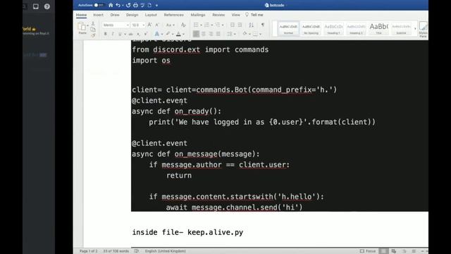 Making A Discord Bot EP. 2- Simple Code!! смотреть онлайн