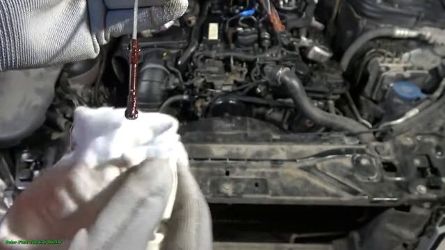 How To Check The Engine Oil Level Mercedes C Class W203 W204 And W205. Years 2000 To 2022