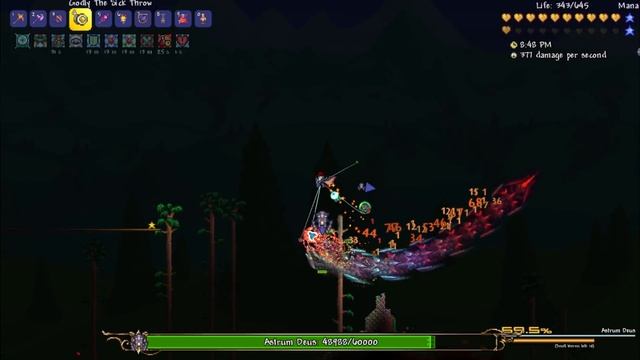 crafting 2 POWERFUL post moon lord armors! Terraria Modded Yoyo #22 смотреть онлайн