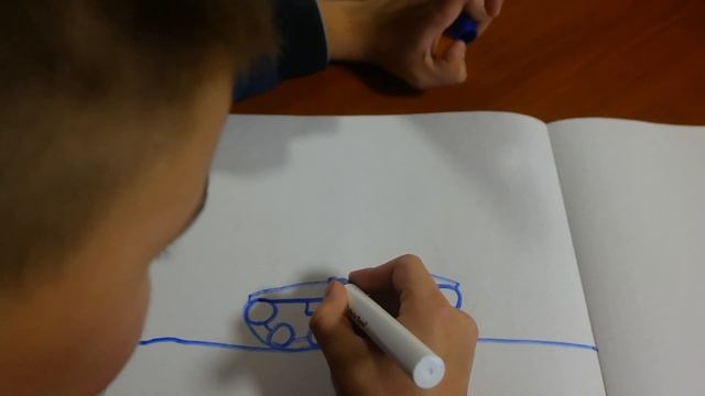 Как нарисовать танк?Рисунок маркером поэтапно. How to a draw tank ? смотреть онлайн