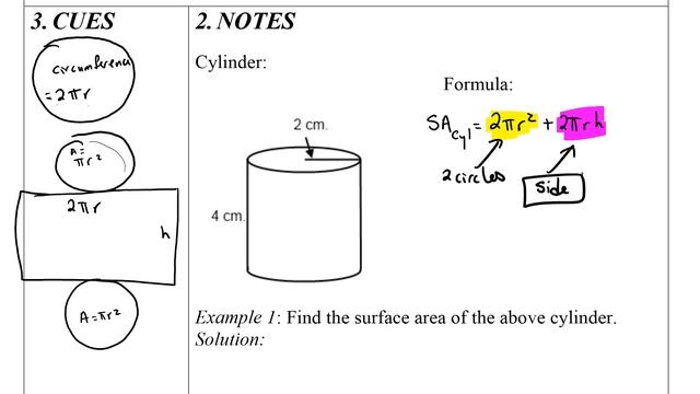 2 5 Surface Area Cylinder 1 смотреть онлайн