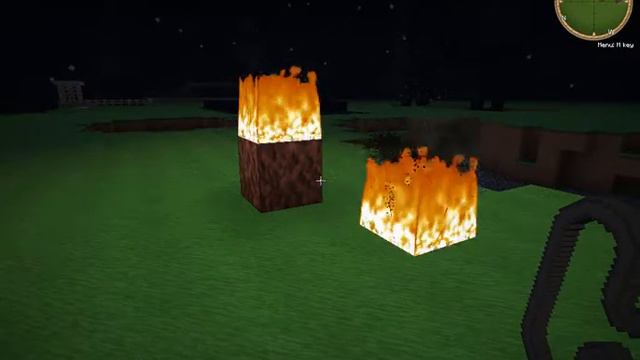 Как сделать вечный огонь в майнкрафт (творческая) смотреть онлайн