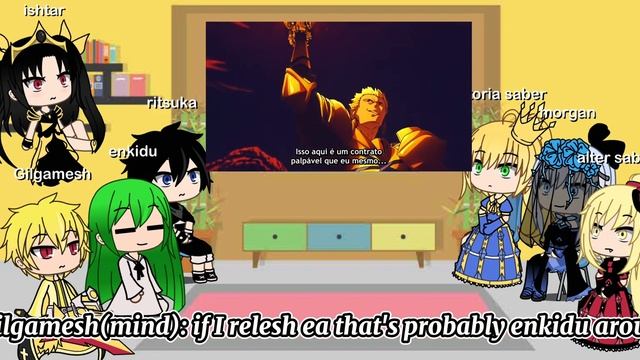 Fate grand order and Other fate charecters react to King of heroes Gilgamesh part 2 #gilgamesh #fat смотреть онлайн
