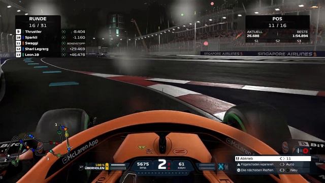 F1 2021: Singapur Ligarennen [F1 Bros League] - Highlights | $waggi смотреть онлайн