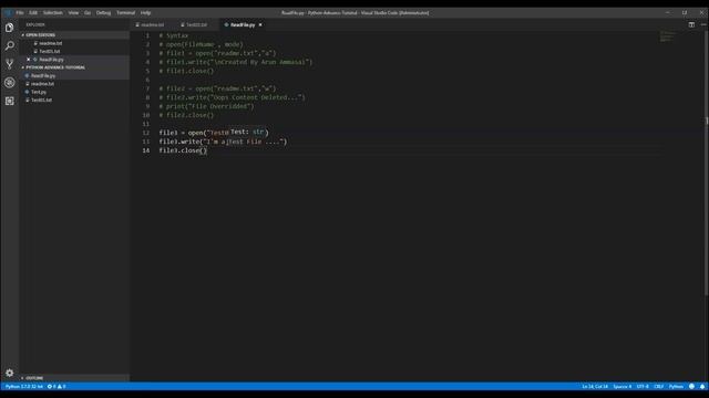Python File Handling How to Create, Open, Append, Read, Write | Python File Handling for Beginners смотреть онлайн