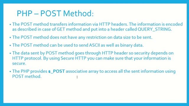PHP get post functions смотреть онлайн