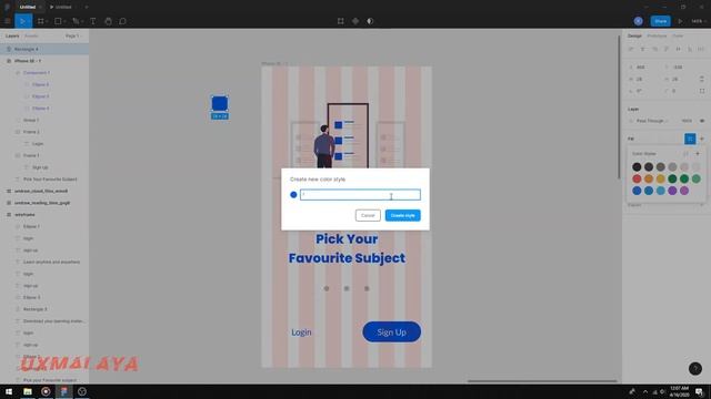Onboarding Classroom App UI/UX in Figma - Speed Design смотреть онлайн