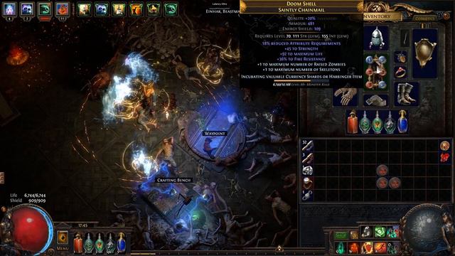 [3.8 Blight] Build Re-cap Guardian Skeletons / Zombies Summoner [SSF/HC] смотреть онлайн