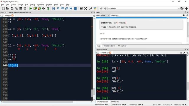 24. List Indexing and Slicing in Python : Python Tutorial Developer Series A - Z смотреть онлайн