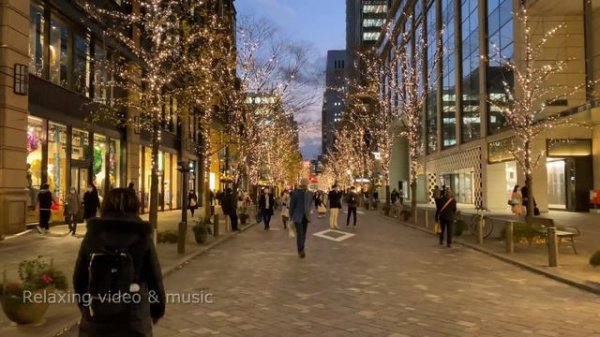 Relaxing video & music. JAPAN. Прогулка по Токио!