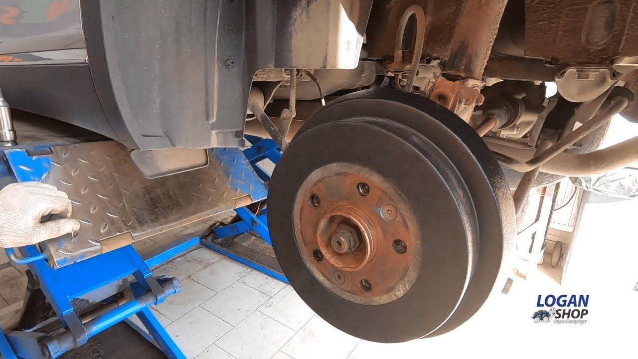 Установка накладок на задние тормозные барабаны Renault Arkana смотреть онлайн