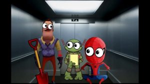 ПРИВЕТ СОСЕД - ВЕРНУЛСЯ? СТРАШИЛКИ для детей. СПАЙДЕР и НИНДЗЯГО!