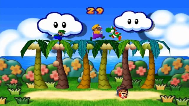 Mario Party 3 - All 2-vs-2 and 1-vs-3 Minigames смотреть онлайн
