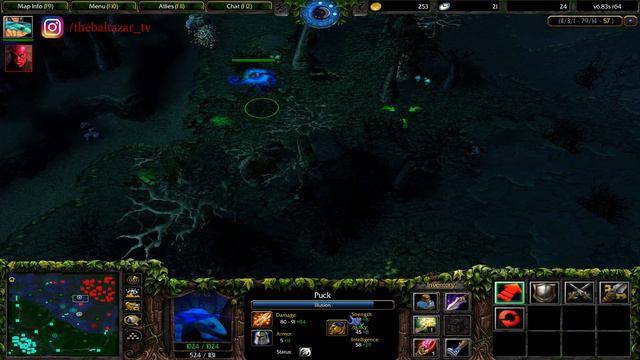 DOTA PUCK vs VOID (PRO PLAY - HARD GAME) смотреть онлайн