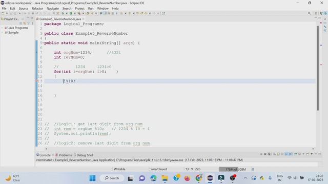 Reverse Number Logical Program | Hindi | AutomationBySanjay смотреть онлайн