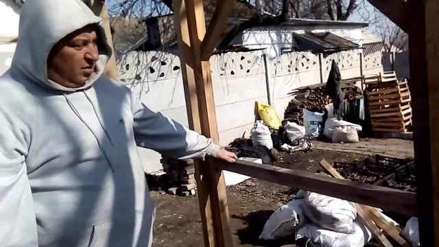 Теплица из деревянного бруса полу аркой смотреть онлайн