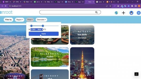 Range Slider in React JS | Next JS | Web Application Development