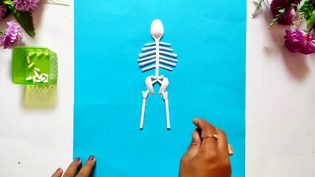 Skeleton Project | How To Make Skeleton Project | Science TLM | School Project | смотреть онлайн