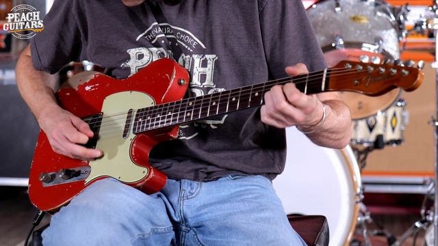 Peach Picks | Fender Custom Shop Dale Wilson Masterbuilt '63 Telecaster Heavy Relic Dakota Red смотреть онлайн