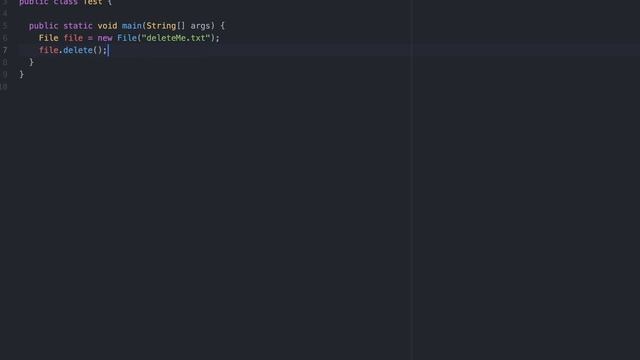 Java | Delete a File смотреть онлайн