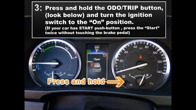 Toyota Highlander MAINT REQD Service light Oil Life Reset смотреть онлайн