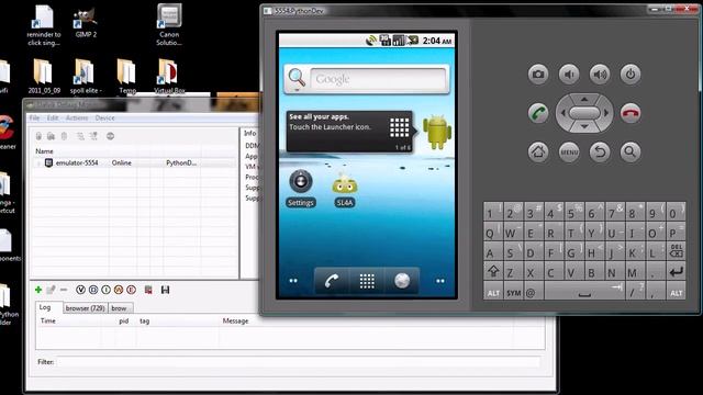 DDMS and Py4A (Python for Android) смотреть онлайн