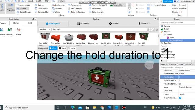 Roblox Studio "E to Grab" (2021 TUTORIAL) смотреть онлайн