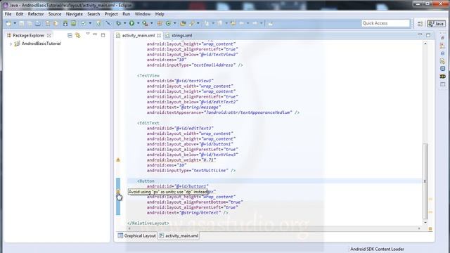 Create Android Aplication with Java, EN 9, Width, Height, and Size смотреть онлайн