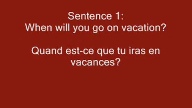 French Lesson Week 8- Leçon 1 (Questions with QUAND [When]) смотреть онлайн
