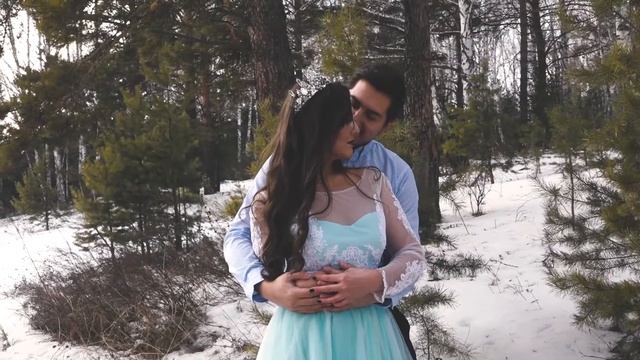 Зимняя выездная регистрация в лесу смотреть онлайн