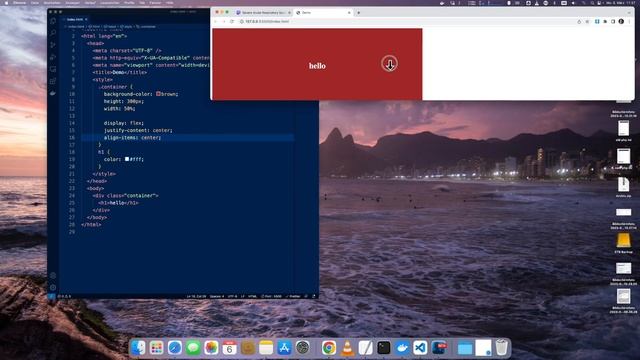 Texte oder Container horizontal oder vertikal zentrieren mit CSS und HTML смотреть онлайн