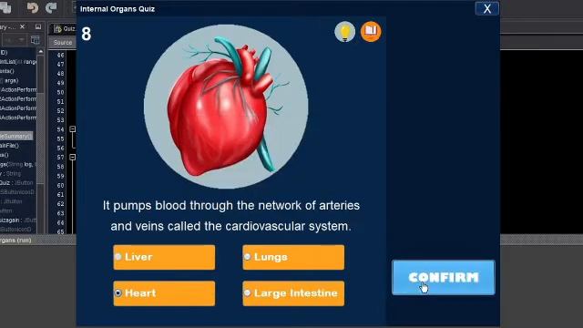 Intelligent Tutoring System in JAVA Netbeans- Internal Organs смотреть онлайн