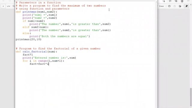 Parameters and Keyword Arguments смотреть онлайн
